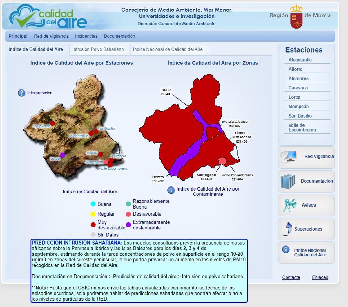 Calidad del aire