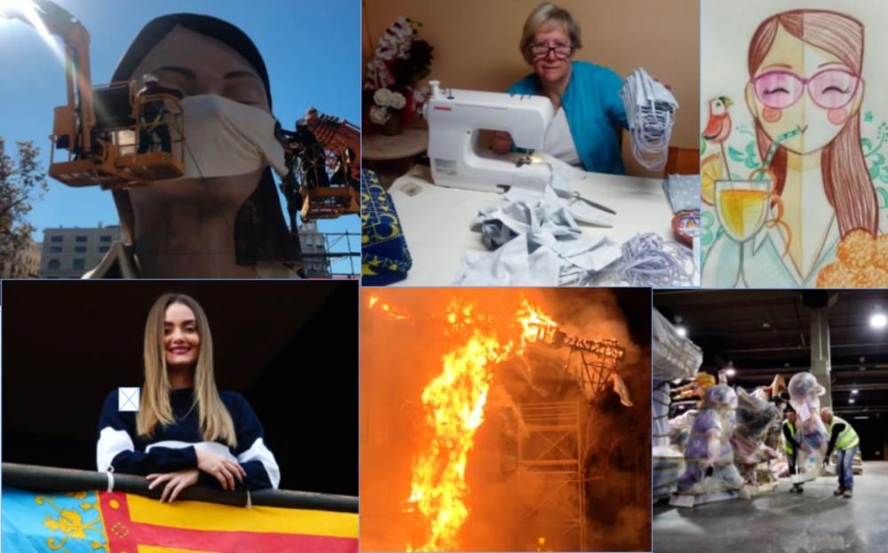 Fallas 2020-2021: fotos para la historia de los dos meses de incertidumbre