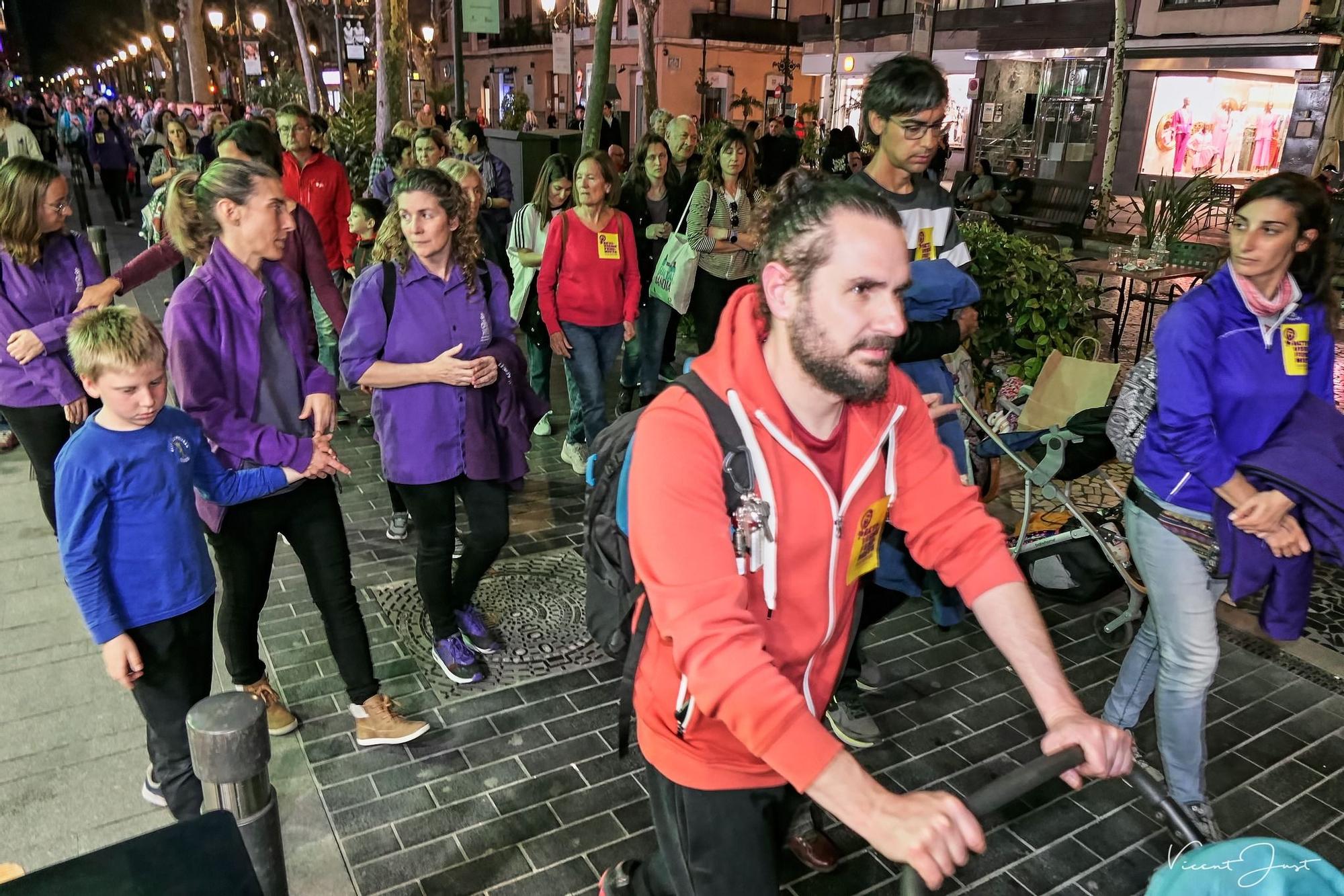 La manifestación feminista del 8M en Gandia