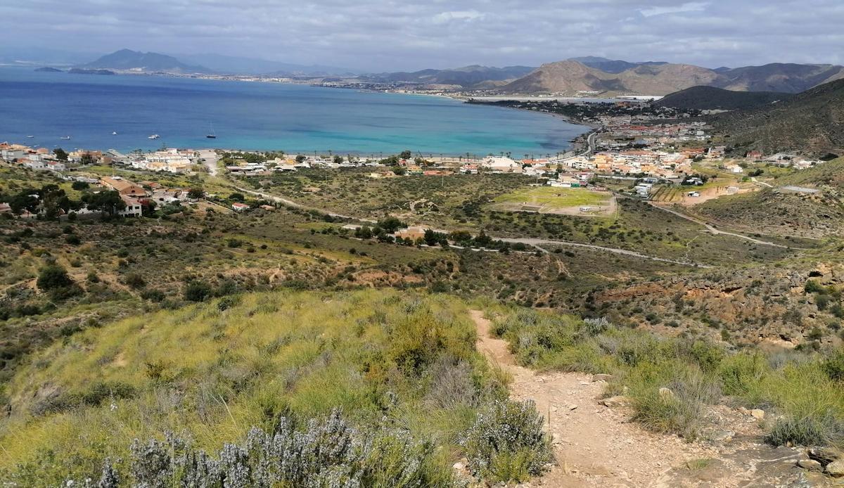 Vistas a La Azohía durante el camino de regreso
