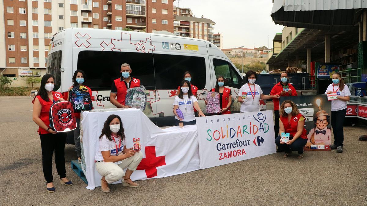 Donación de la Fundación Solidaridad Carrefour a Cruz Roja Zamora.