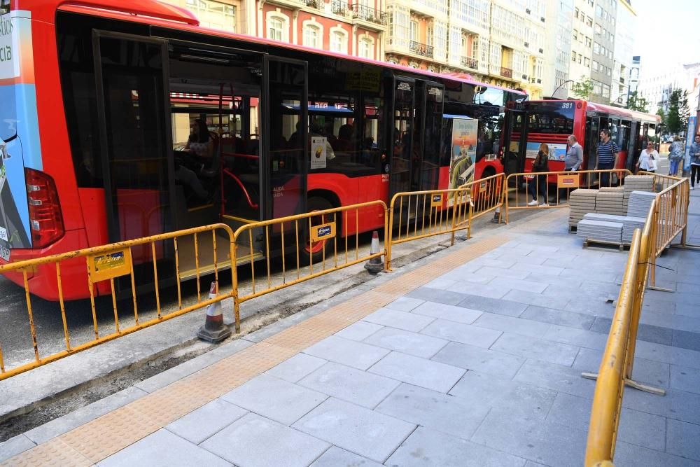 Reforma de la parada de bus Cuesta de A Palloza