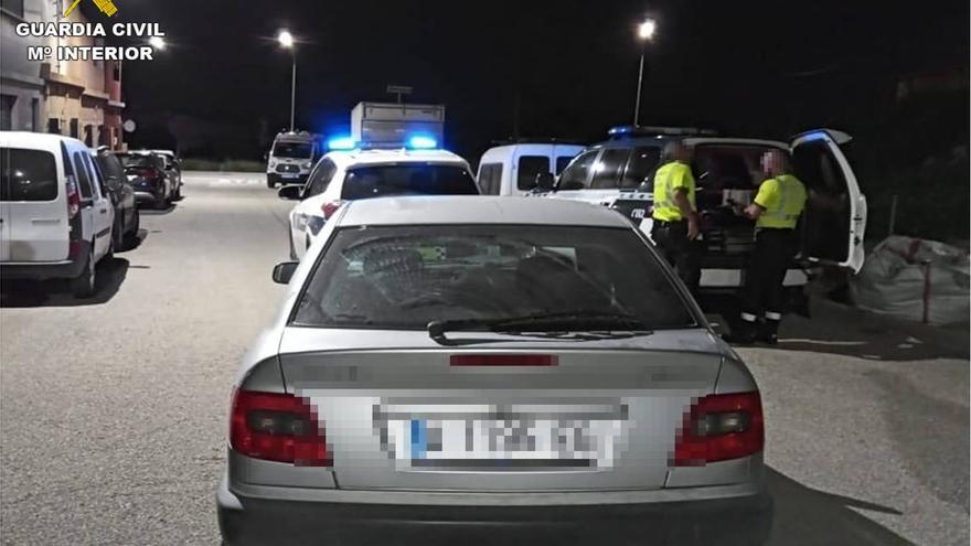 Persecución temeraria de 50 minutos tras un coche a la fuga entre Monforte y Agost