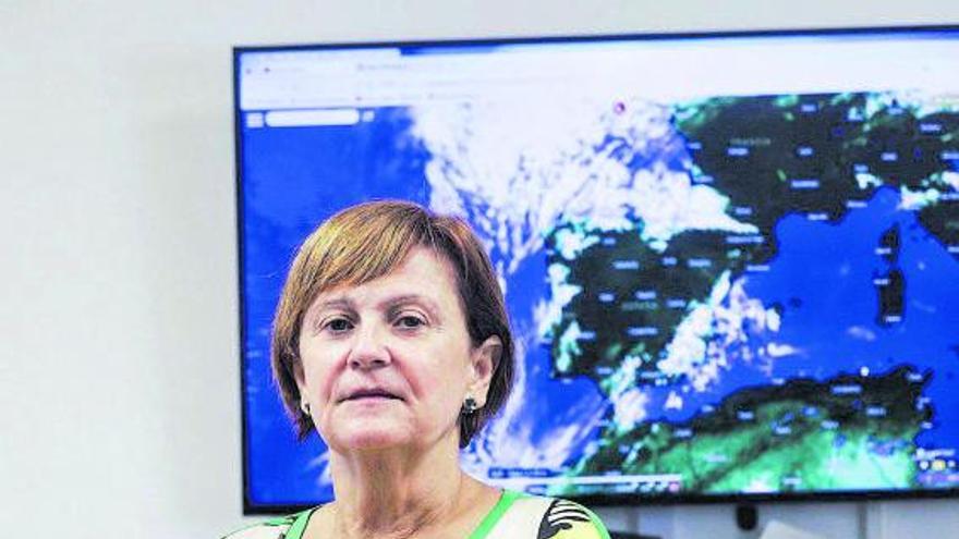 María José Guerrero, delegada de la agencia estatal de meteorología en Balears: «Seguiremos hasta septiembre con temperaturas más altas de lo normal»