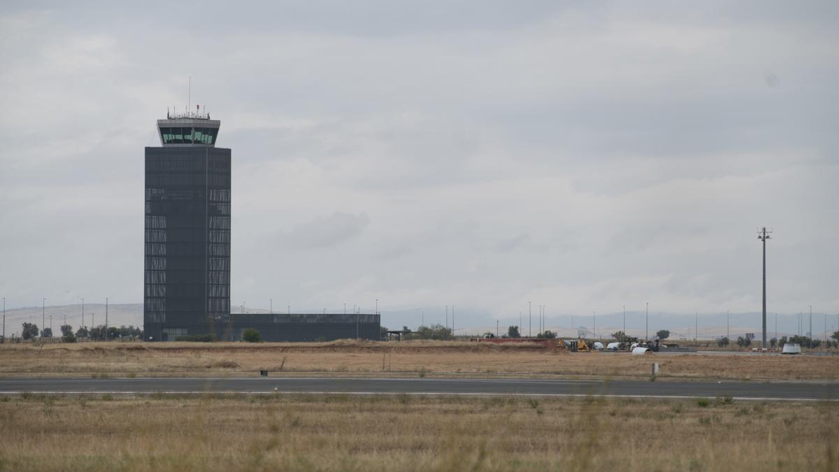 Vista general del aeropuerto de Ciudad Real, a 15 de octubre de 2024, en Ciudad Real, Castilla-La Mancha (España).