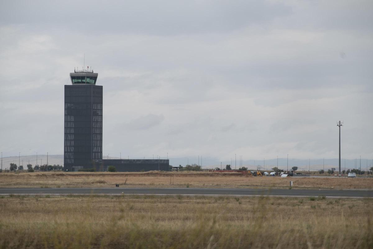 Vista general del aeropuerto de Ciudad Real, a 15 de octubre de 2024, en Ciudad Real, Castilla-La Mancha (España).