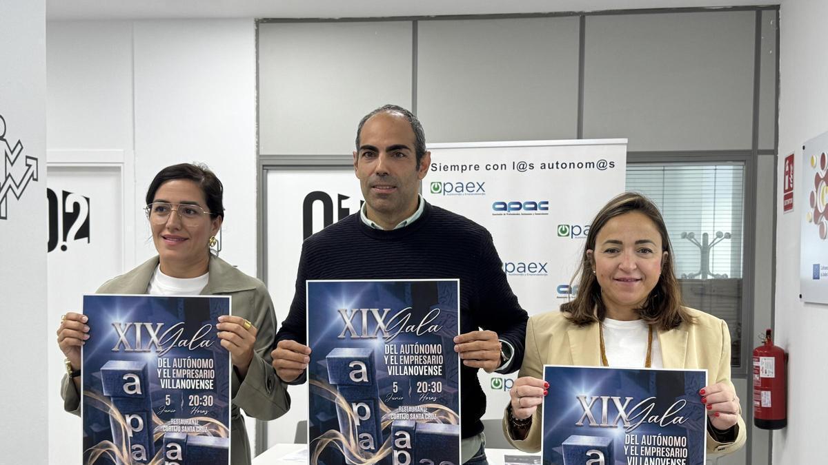 Presentación de la gala empresarial de APAC en sala de prensa.