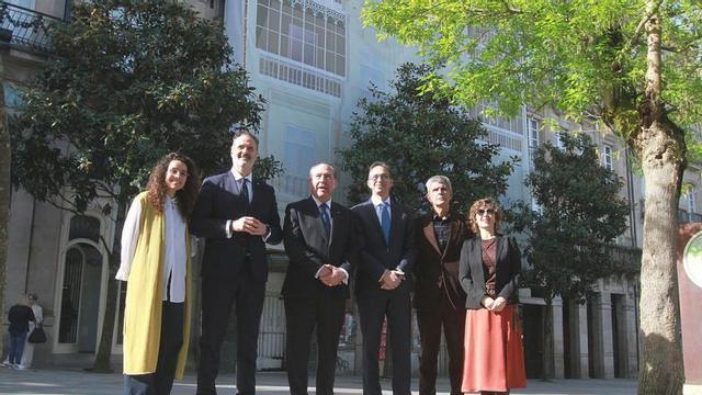 Gloria Rodríguez, Jennifer Chamadoira, Rubén Saavedra, Miguel Ángel Escotet, Pedro Otero, Moncho Conde Corbal y Beatriz Fernández Anguiano. |  Iñaki Osorio