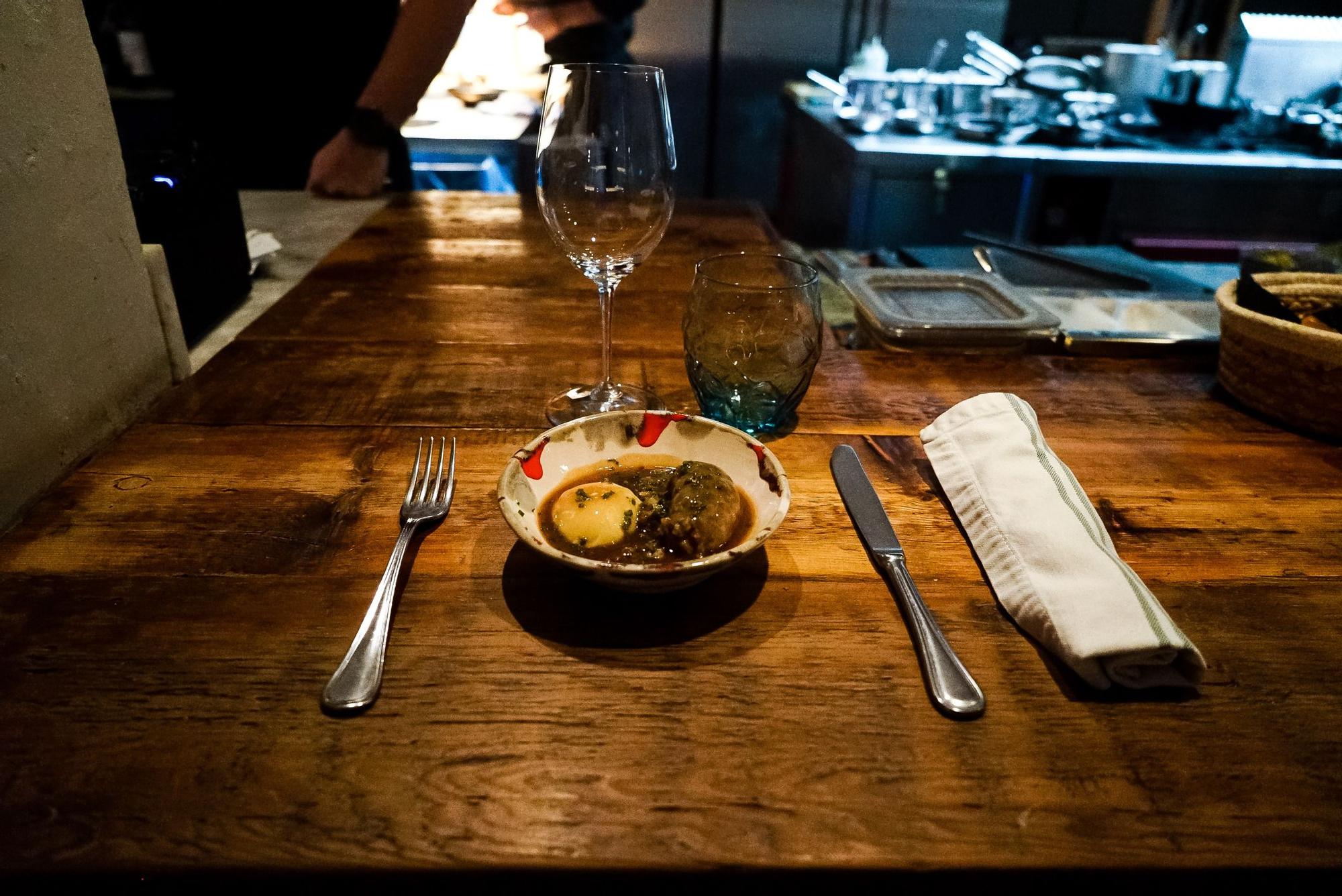 Así es y esto se come en el restaurante Open de Alicante