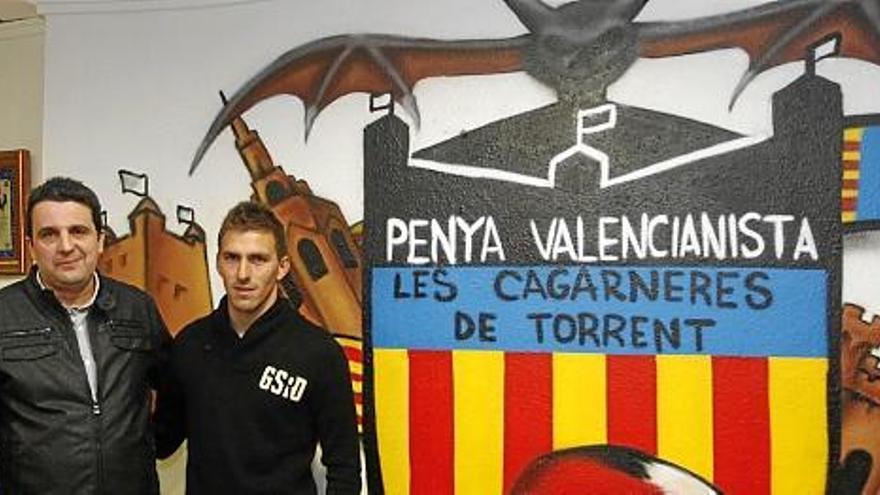 Los valencianistas de Torrent disfrutaron al lado de Guaita.