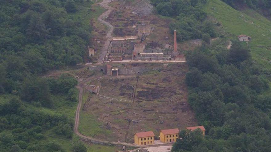 El poblado minero de Texeo, en Riosa.