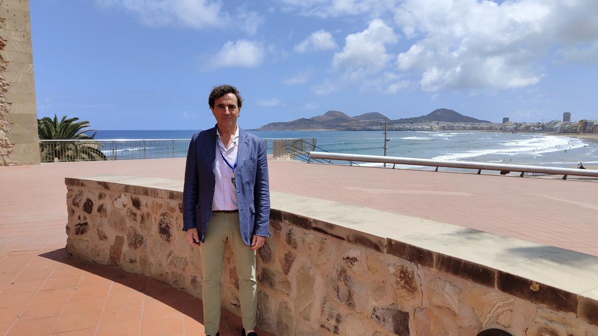 El doctor José Luis Carrasco, durante una pausa del congreso.