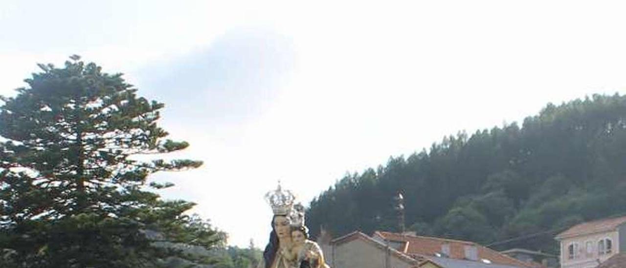 Procesión del Carmen, en San Esteban.