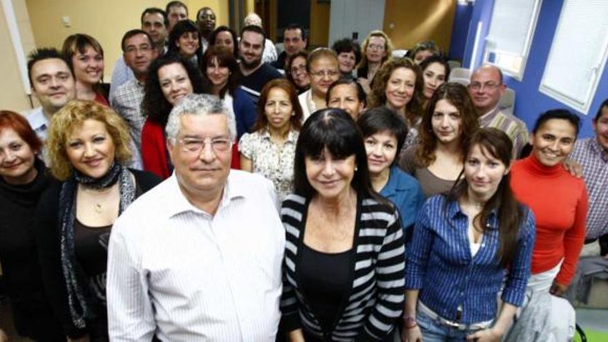 Alumnos y profesores que han asistido al curso de la Escuela Valenciana de Estudios de la Salud.