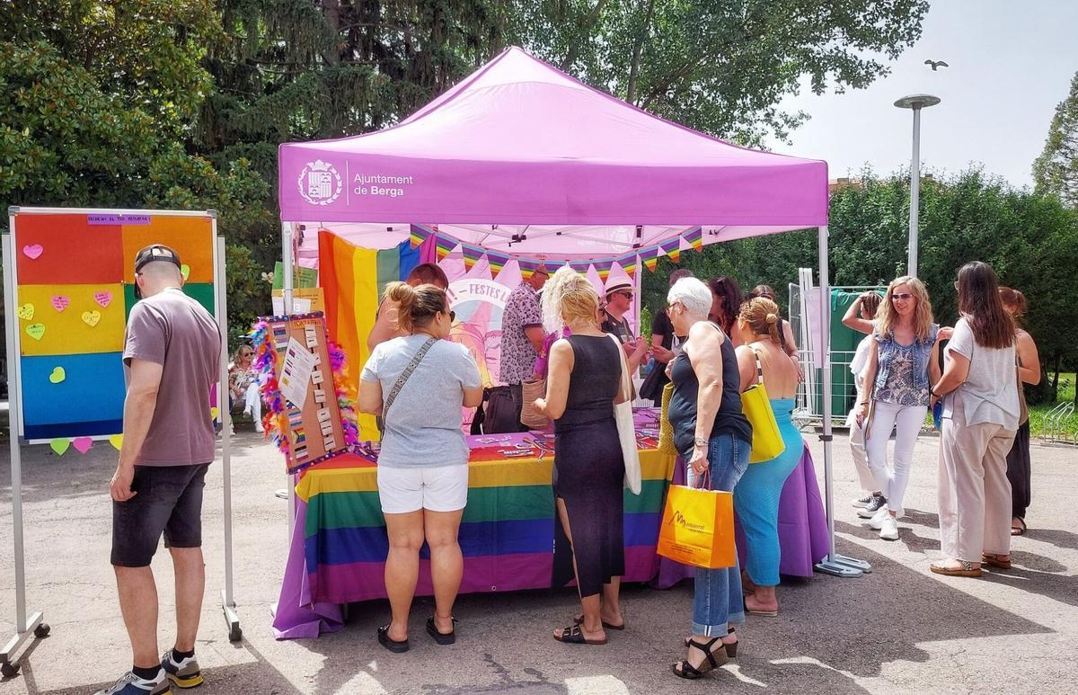 Punto LGTBIQ+ en Berga (imagen de archivo)