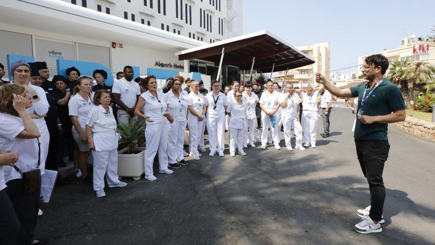 Un falso incendio en Ibiza y cuatro minutos para salir del hotel