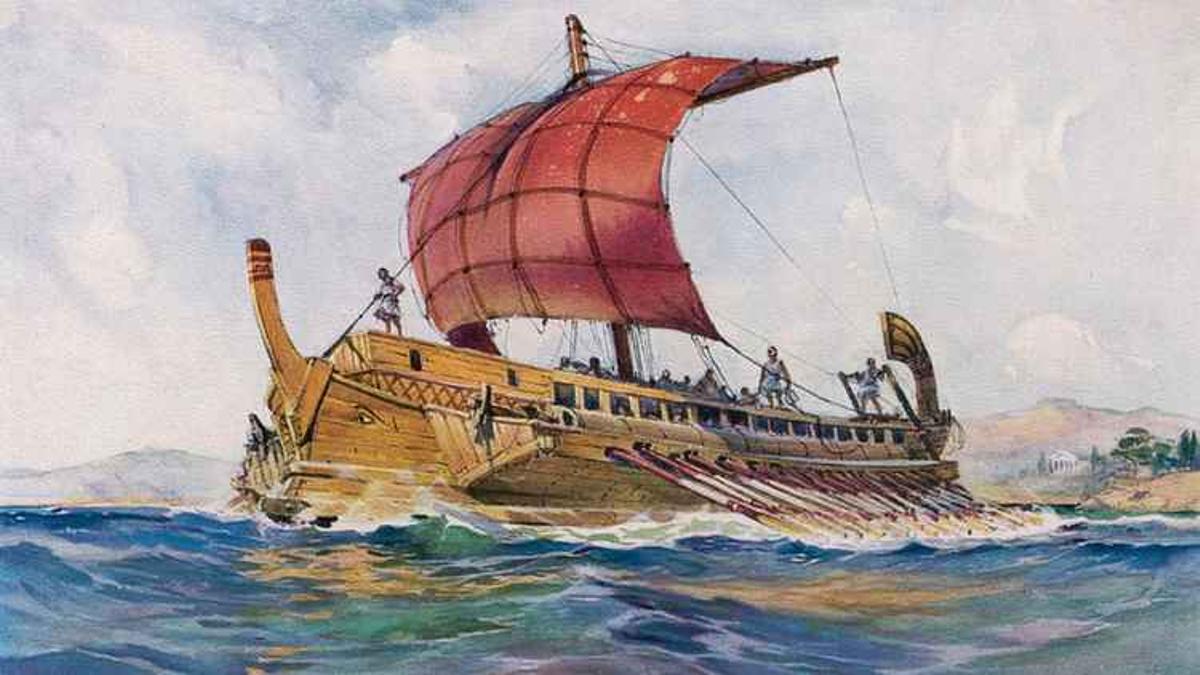 Del barco de Teseo no queda ni una pieza, pero podría parecerse a este.