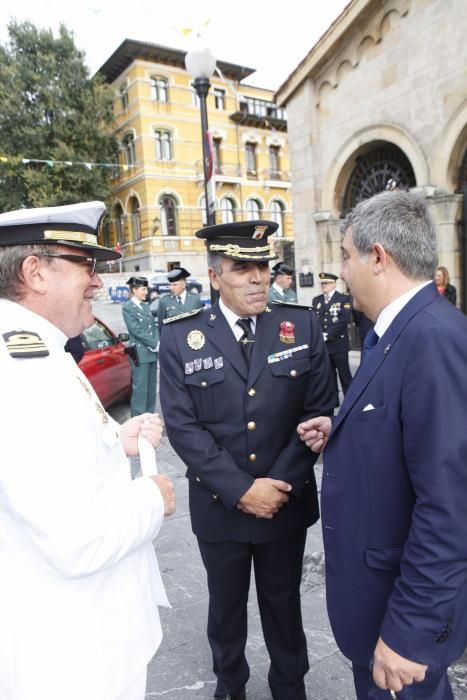 Celebración de la fiesta Policía Nacional en Gijón