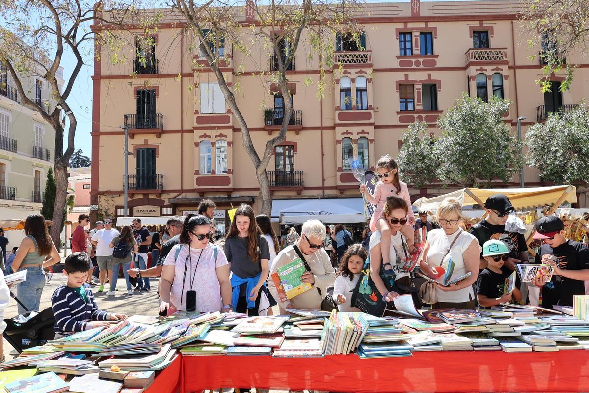 Celebración del Día del Libro el año pasado en Vara de Rey