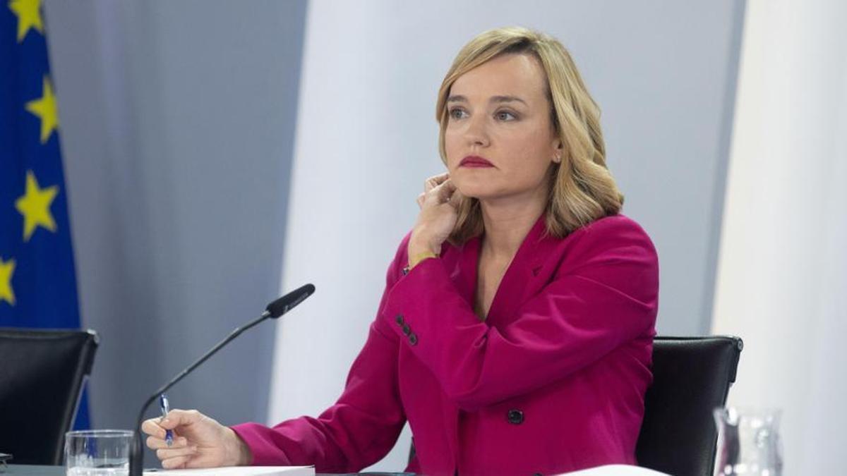 La ministra de Educación, Formación Profesional y Deportes y portavoz del Gobierno, Pilar Alegría.