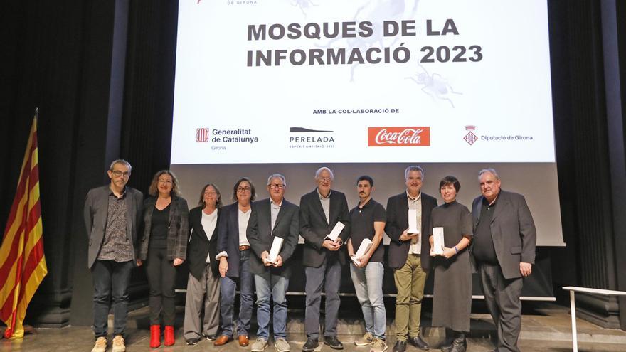 Mosca Borda del Col·legi  de Periodistes pel cap de premsa de Guanyem Girona