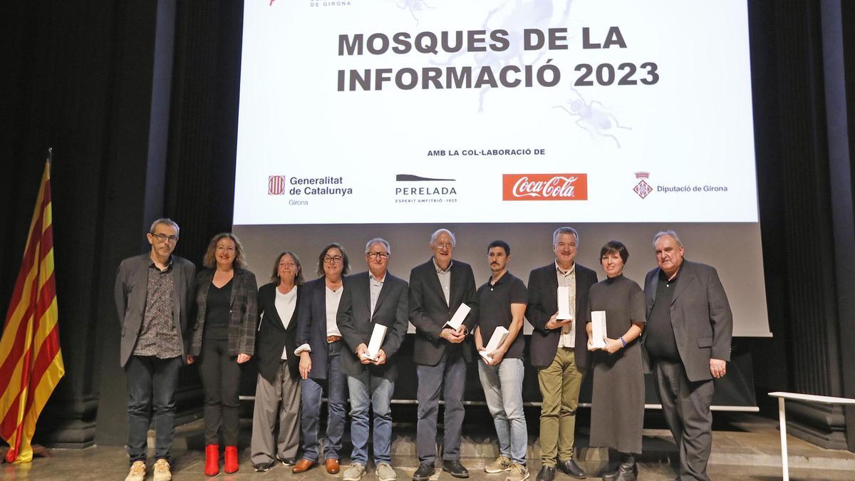 Els premiats amb les Mosques de la Informació 2023