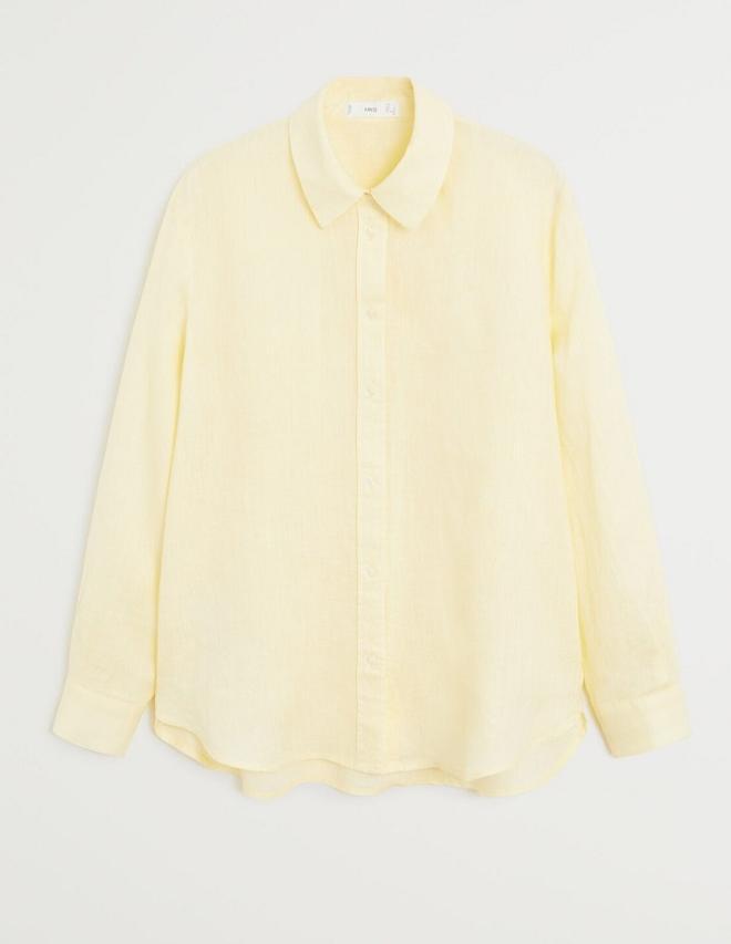 Camisa de lino de Mango