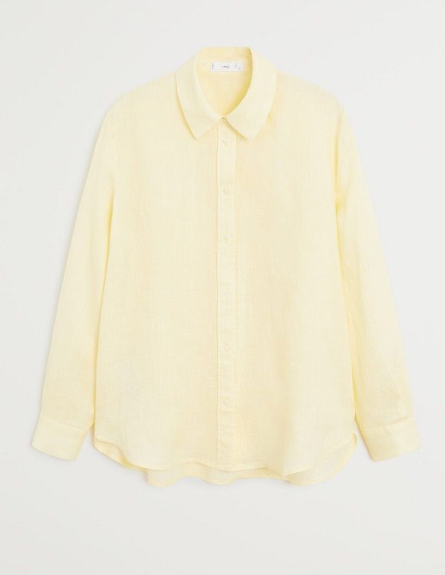 Camisa de lino de Mango