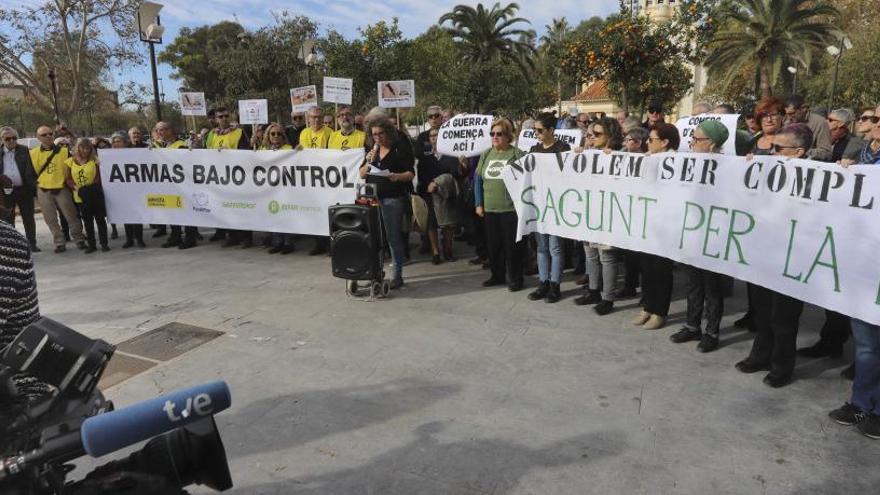 Momento de la protesta que ya hubo en el Port