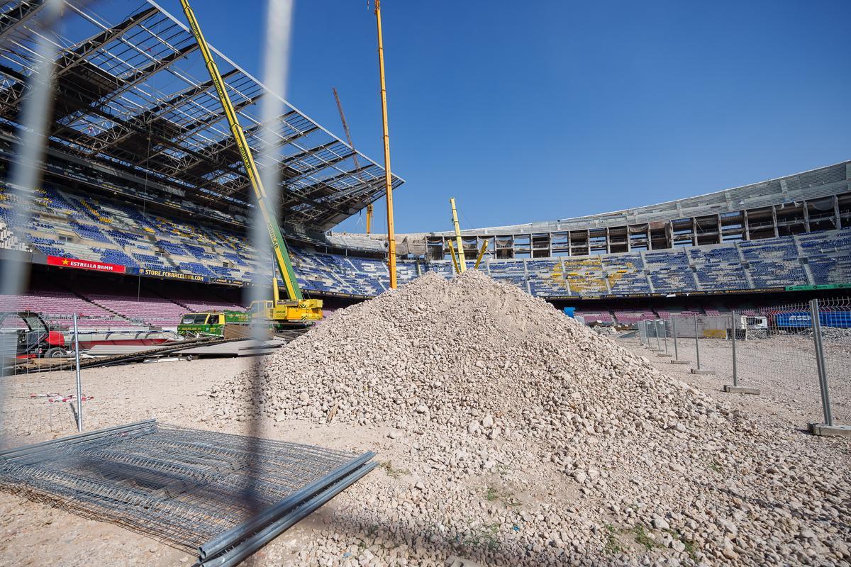 Así siguen las sorprendentes obras del Spotify Camp Nou