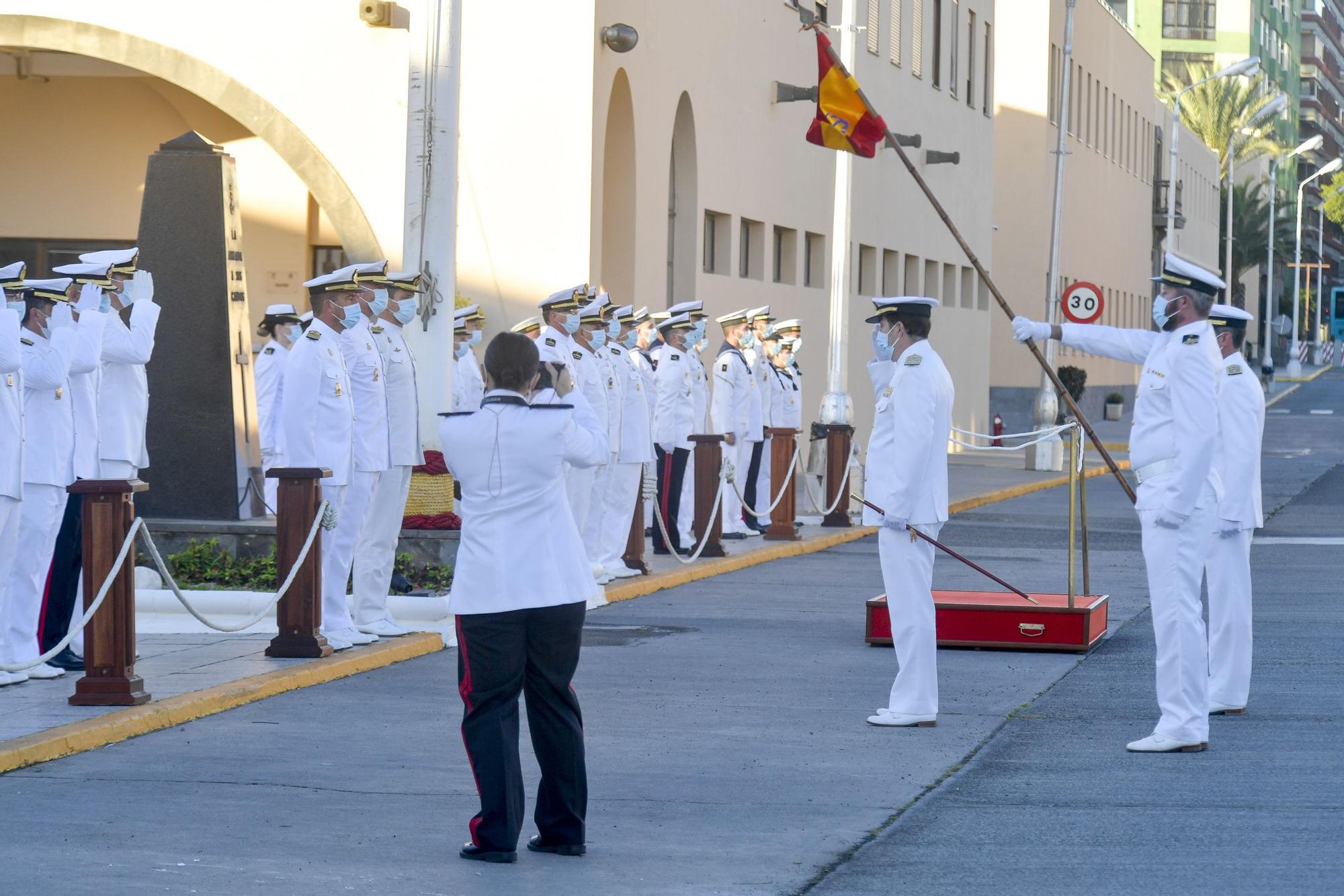 Visita del jefe del Estado Mayor de la Armada a Las Palmas de Gran Canaria