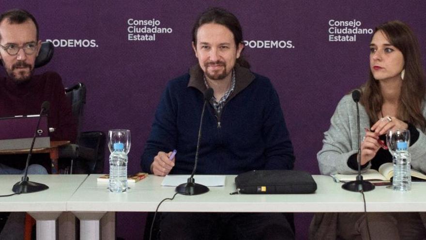 Pablo Iglesias, en el Consejo Ciudadano de Podemos.