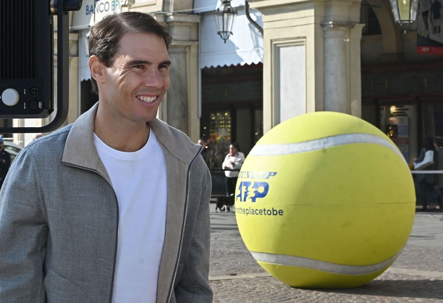 Rafa Nadal, protagonista en la presentación de las Finales ATP en Milán