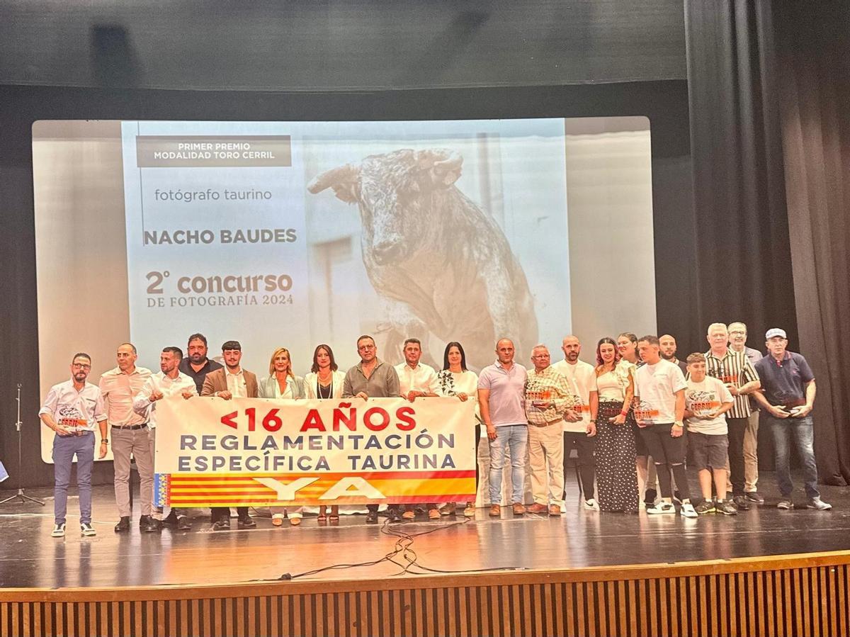 Una de las reivindicaciones realizadas por la Federación de Peñas de la Comunitat Valenciana, en Paiporta.