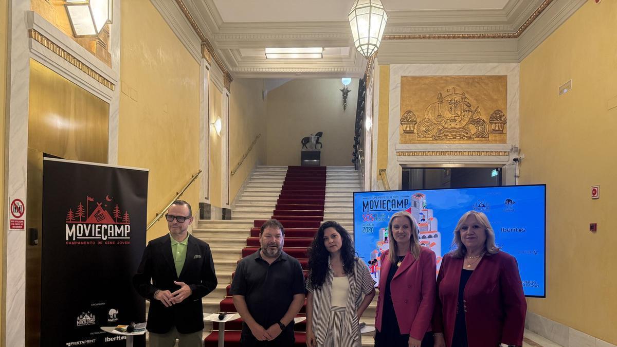 La directora de MovieCamp, Laura Contreras, en la presentación de la segunda edición del campamento.