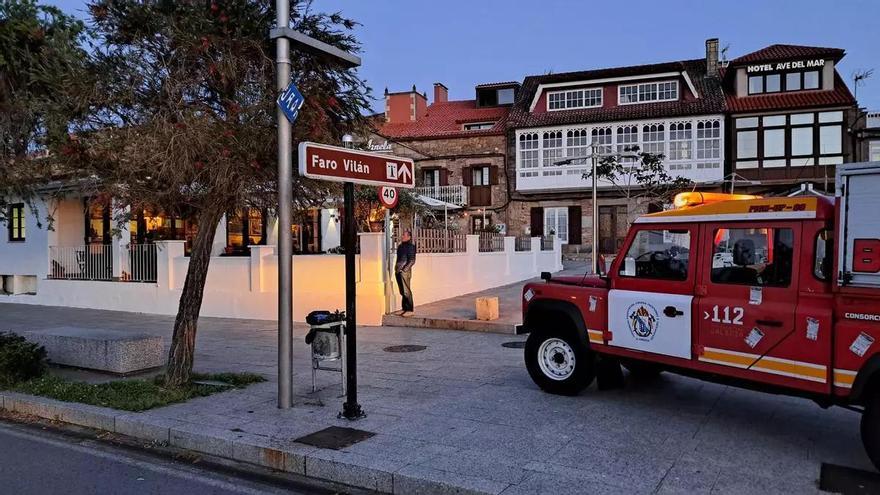 Investigan el posible incendio intencionado en un hotel de Camariñas