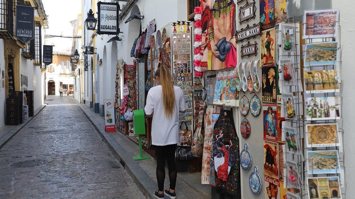 Un comercio del centro de Córdoba.