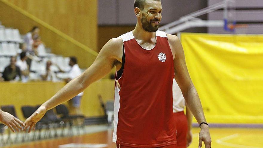 El president del Bàsquet Girona, Marc Gasol, ha vist com l&#039;equip ha pujat en tres anys d&#039;EBA a Or.