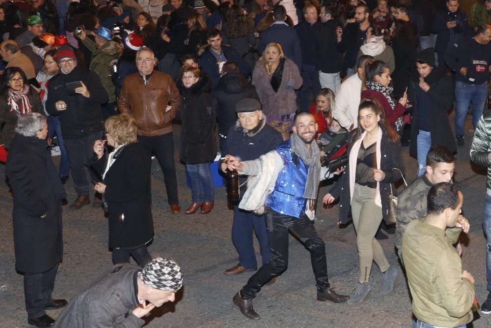 Así vivió Vigo la llegada de año nuevo