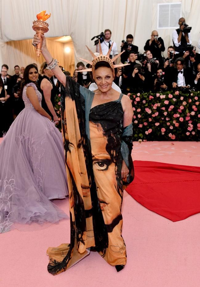 Diane von Furstenberg en la Gala MET 2019