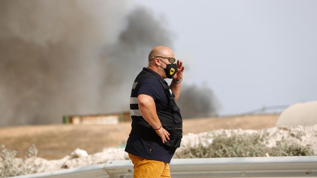 Nuevo incendio en el vertedero de Ibiza