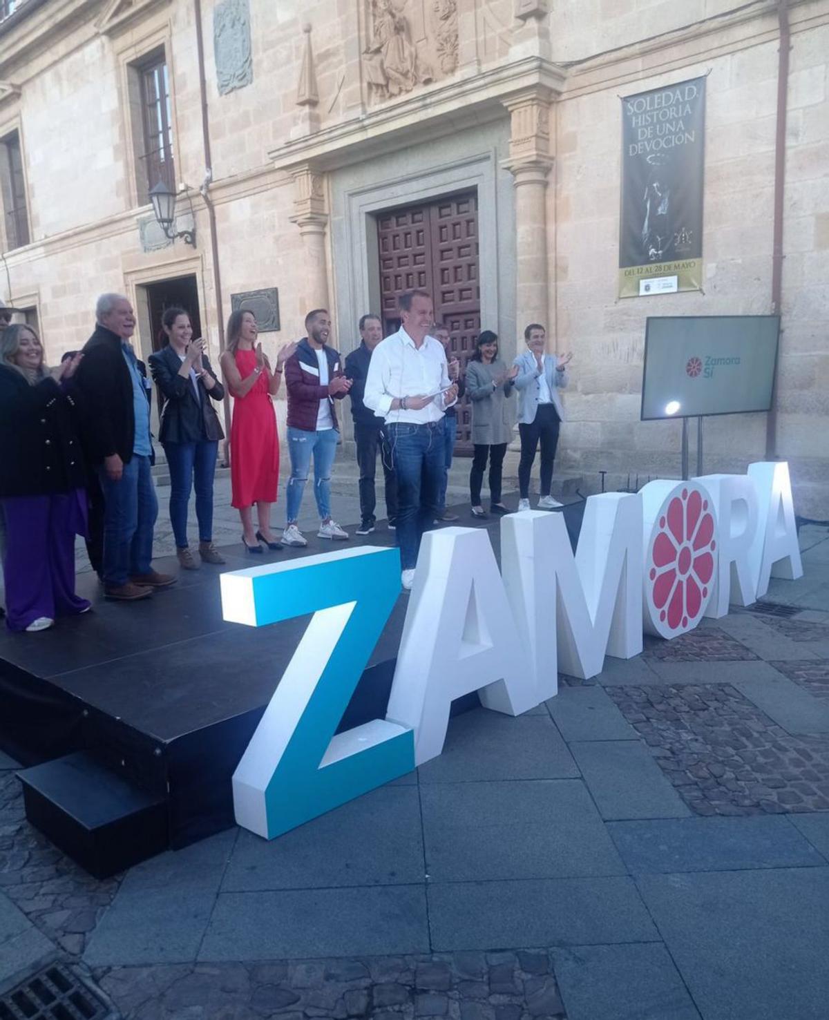 Acto de Zamora Sí en Viriato. | Cedida