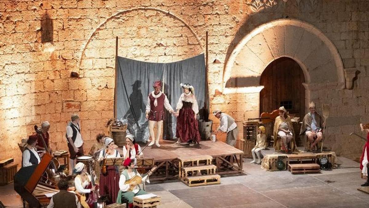 Imatge de l'òpera "Il combattimento di Tancredi e Clorinda"