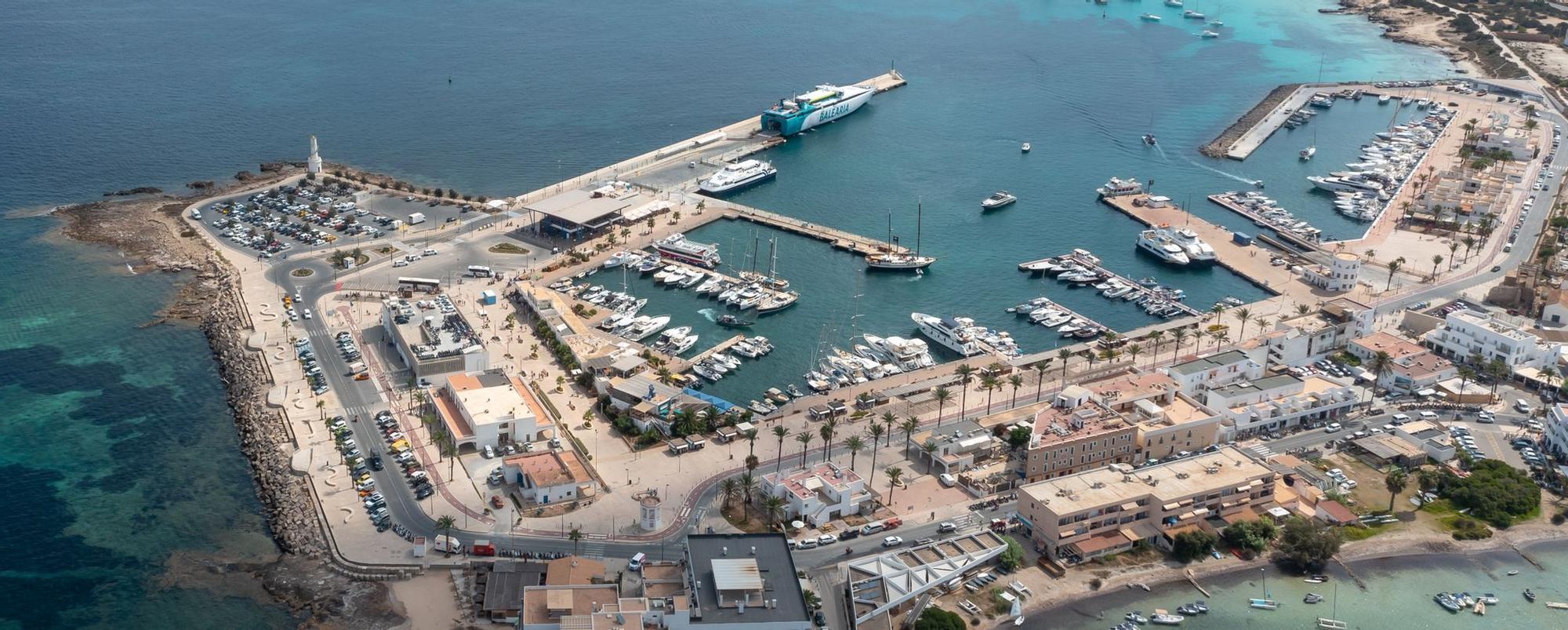 Las espectaculares imágenes de Formentera desde el aire.