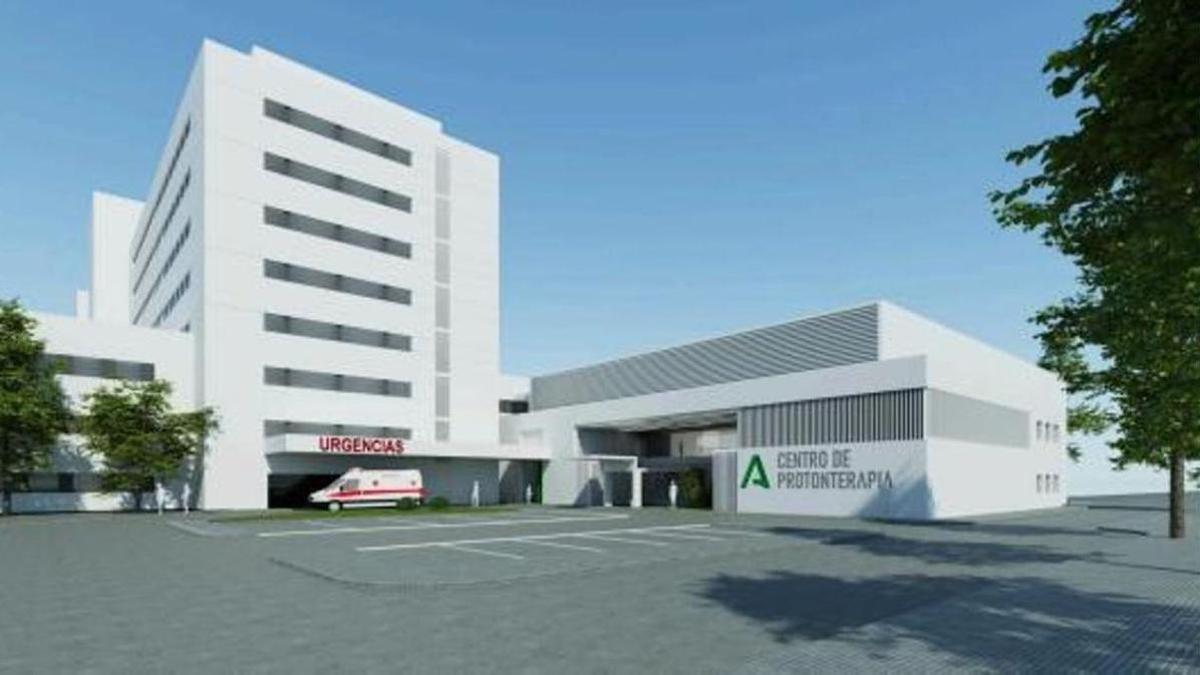 Infografía del futuro Centro de Protonterapia del Hospital Materno