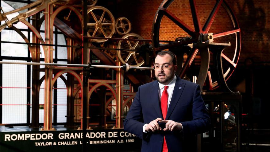 Barbón despide el año con un mensaje en castellano y asturiano desde el Museo de la Minería: &quot;Las Cuencas necesitan razones para volver a confiar en el futuro&quot;