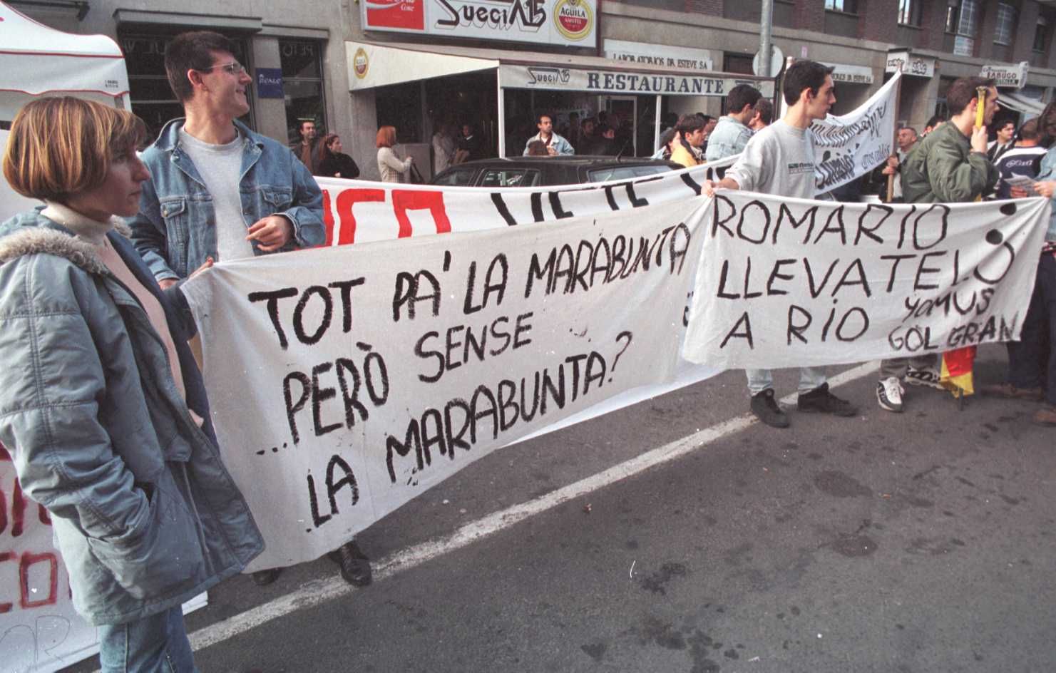 Protestas históricas de la afición del Valencia