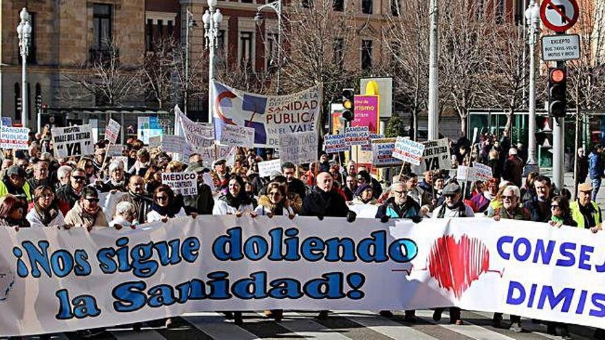 Cabecera de la manifestación.