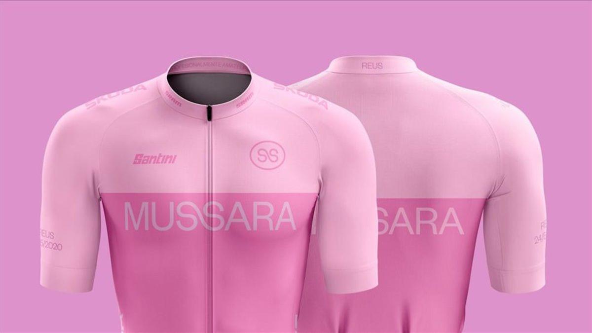 La marca italiana Santini es la encargada de fabricar el maillot