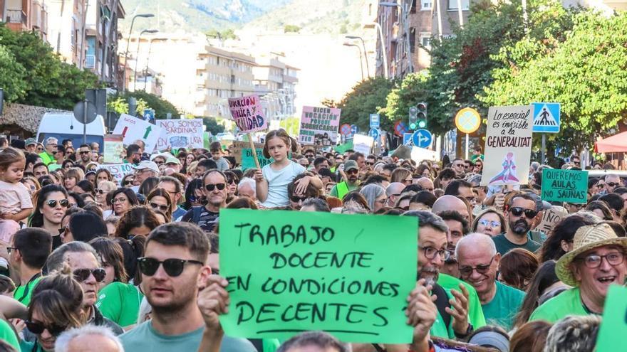 Elda y Petrer se unen por la educación pública
